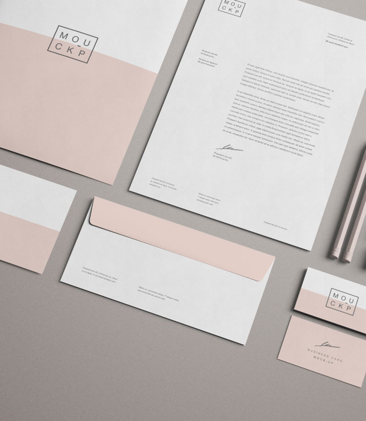Advanced Branding Stationery Mockup Pixlov