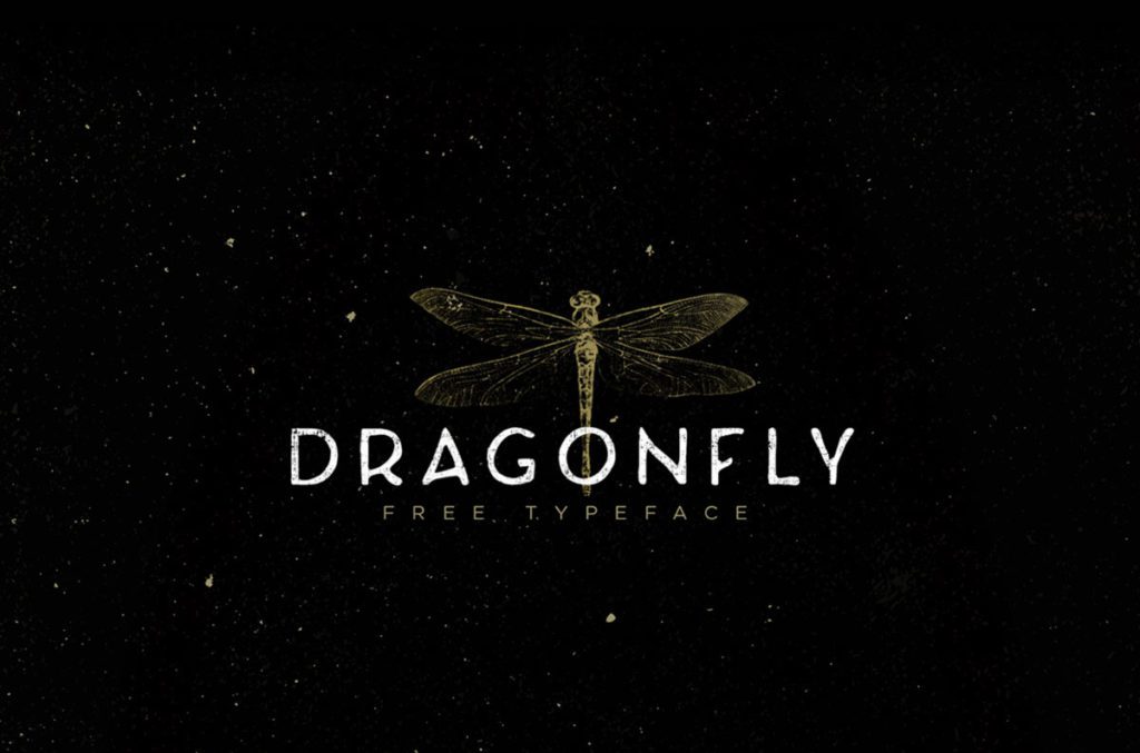 dragonfly free typeface pixlov