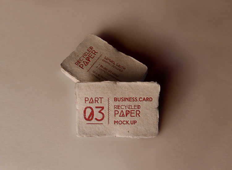 Psd Business Card Mock-Up Vol16 v3