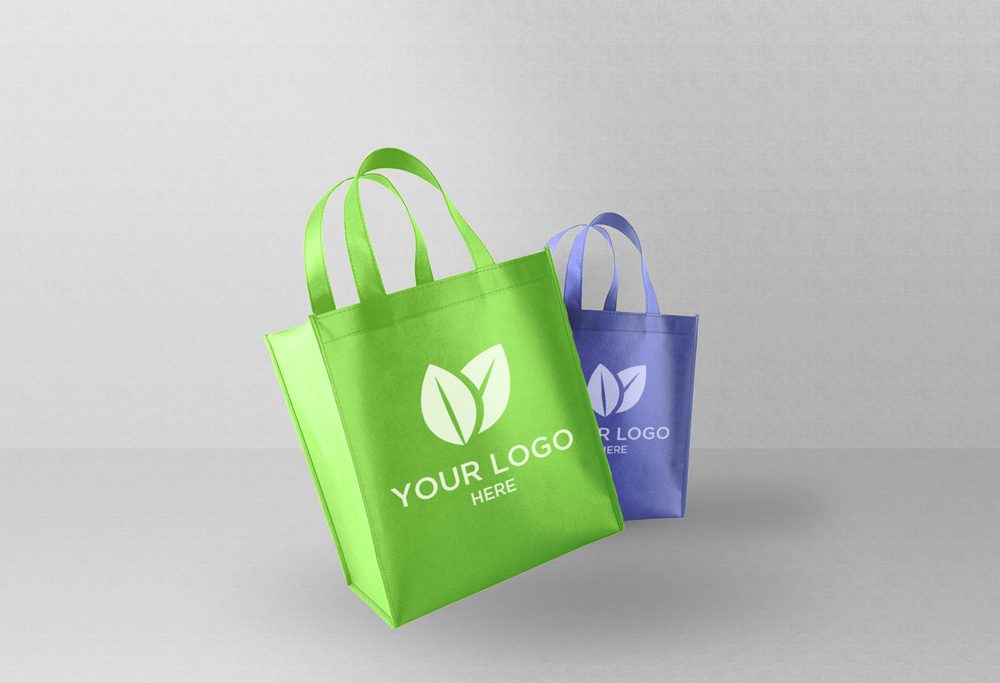 Eco Shopping Bag Free Psd Mockup | Pixlov